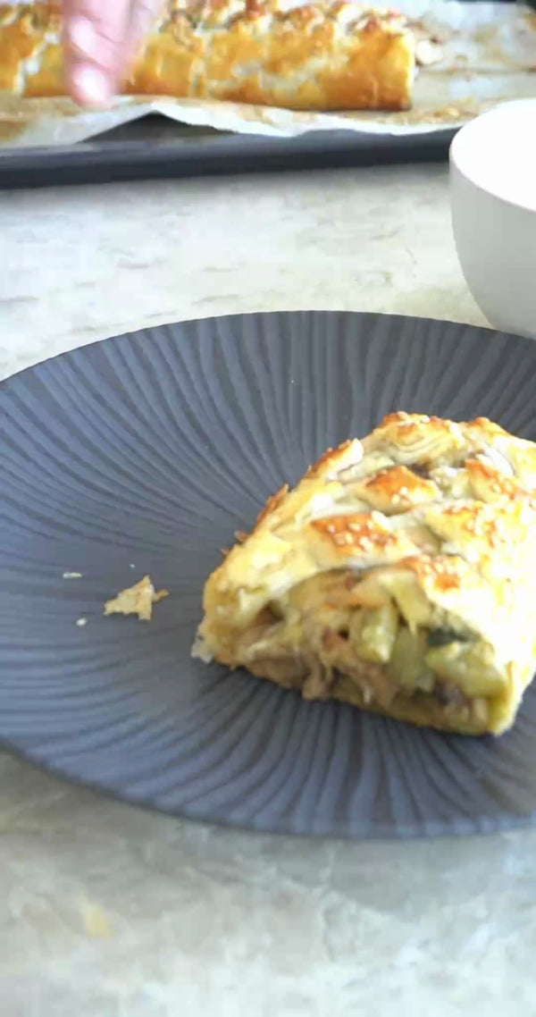Fenchel-Zucchini-Strudel